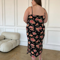 Plus Size Bodycon Floral Dress Plus Size Dresses -2020AVE