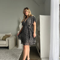 Plus Size Daisies Belted Sundress Plus Size Dresses -2020AVE