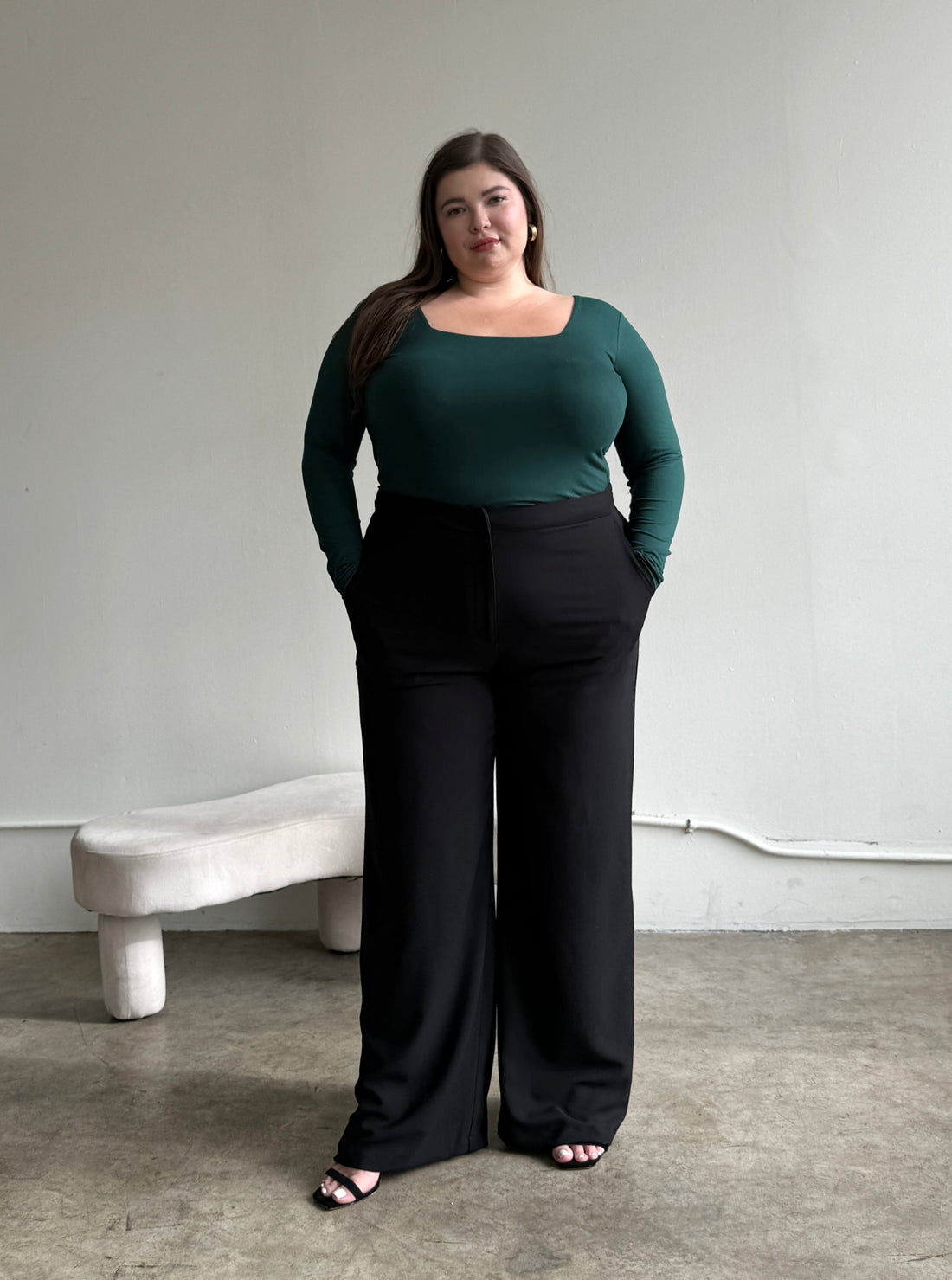 Plus Size Flowy Wide Leg Trousers 2020AVE Plus Size Flowy Wide Leg Trousers 2020AVE