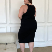 Plus Size High Neck Bodycon Dress Plus Size Dresses -2020AVE