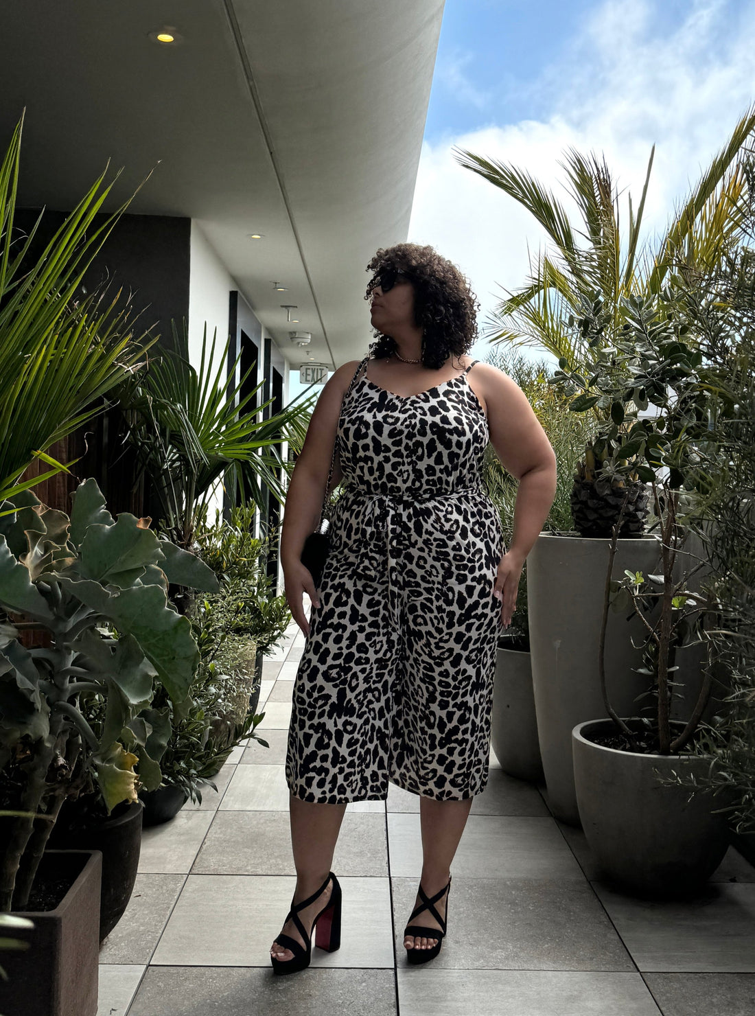 Jumpsuit Outfit Plus Size Leopard Jumpsuit Plus Leopard Wide Leg