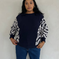 Plus Size Long Sleeve Patterned Sweater Plus Size Outerwear -2020AVE