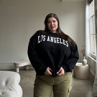Plus Size Los Angeles Crewneck Sweatshirt Plus Size Tops -2020AVE