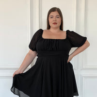 Plus Size Mesh Mini Dress Plus Size Dresses -2020AVE
