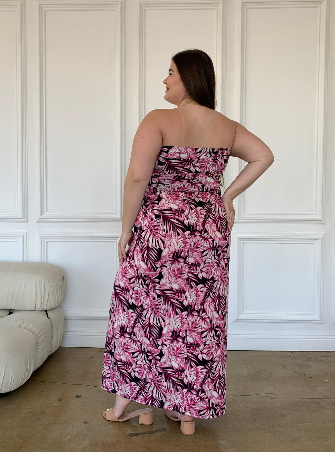 Plus Size Tropical Tube Dress 2020AVE Plus Size Tropical Tube Dress 2020AVE
