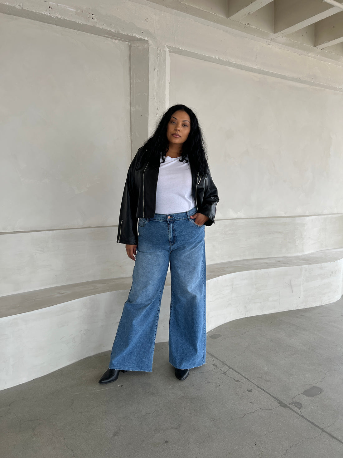 Plus Size Wide Leg Jeans – 2020AVE