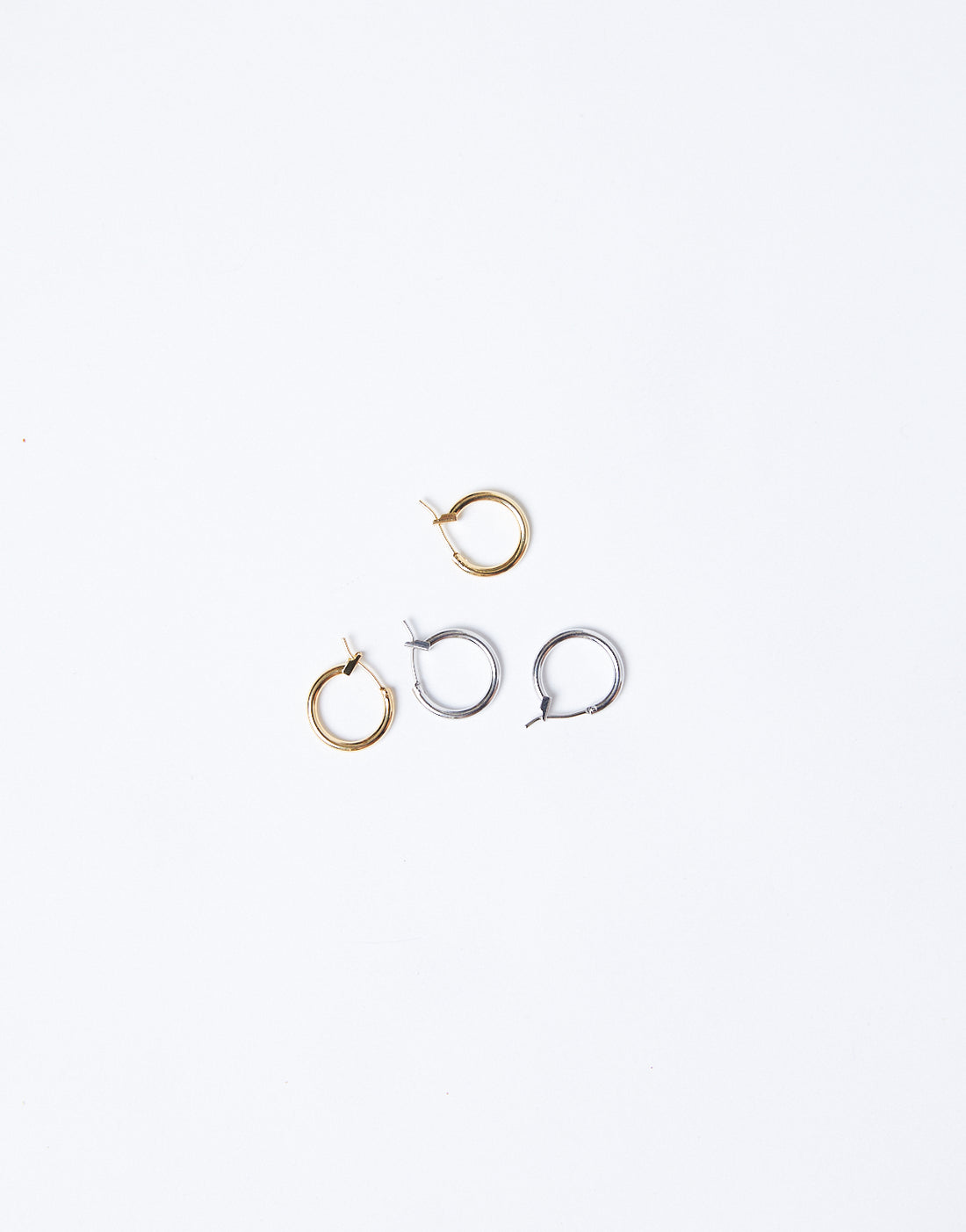 14k Dipped Hoops Jewelry Gold One Size -2020AVE