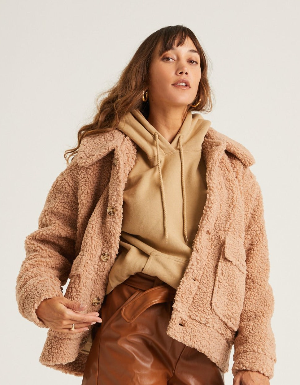 Warm Fuzzies Sherpa Coat Outerwear -2020AVE