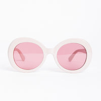 Vintage Cobain Oval Sunglasses Accessories Mauve -2020AVE
