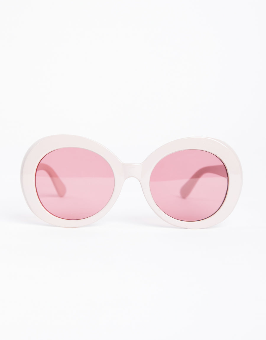 Vintage Cobain Oval Sunglasses Accessories Mauve -2020AVE