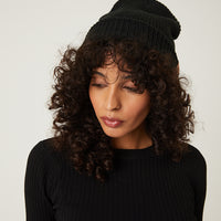 Simple Beanie Accessories Black One Size -2020AVE