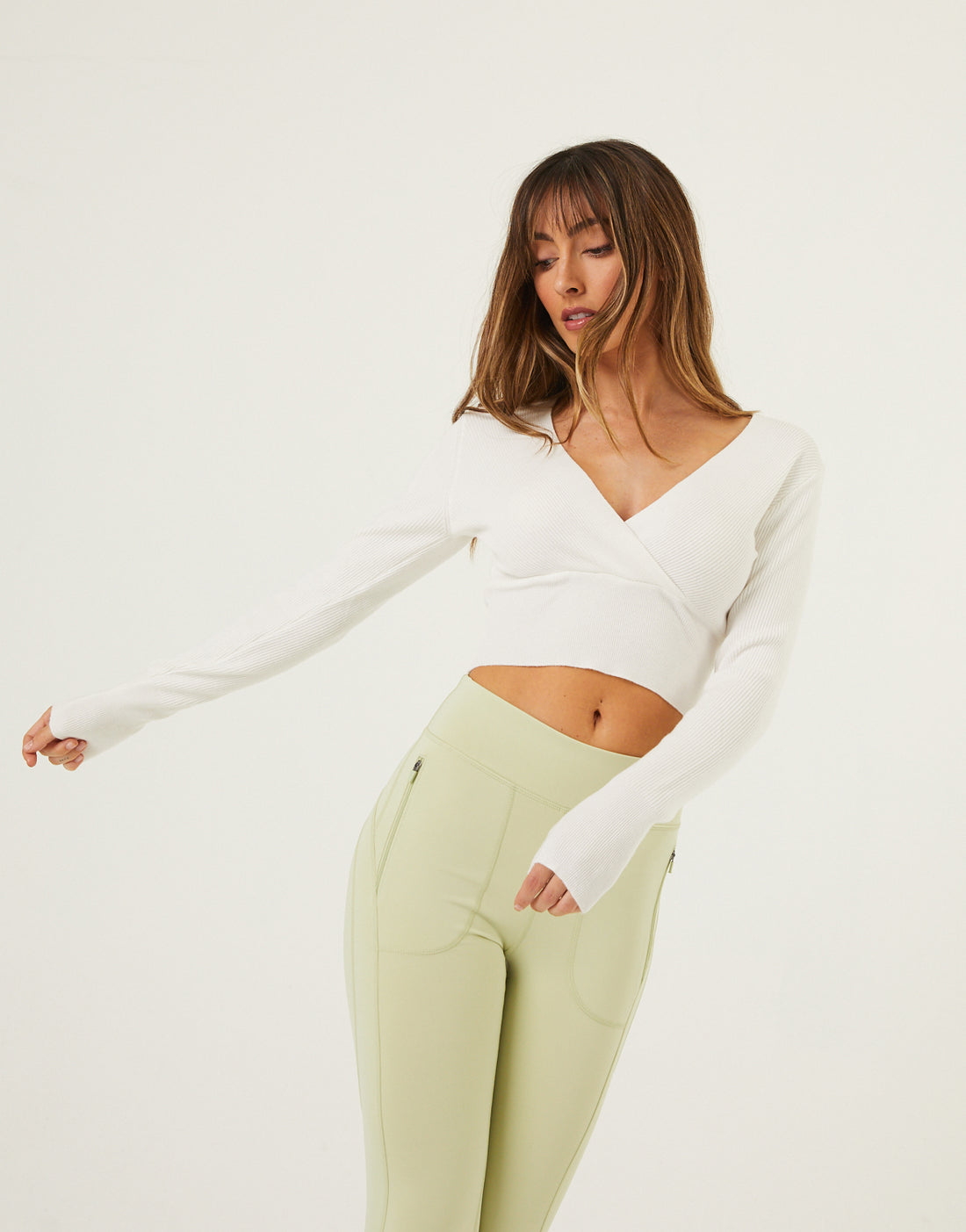V-Neck Sweater Top Tops -2020AVE