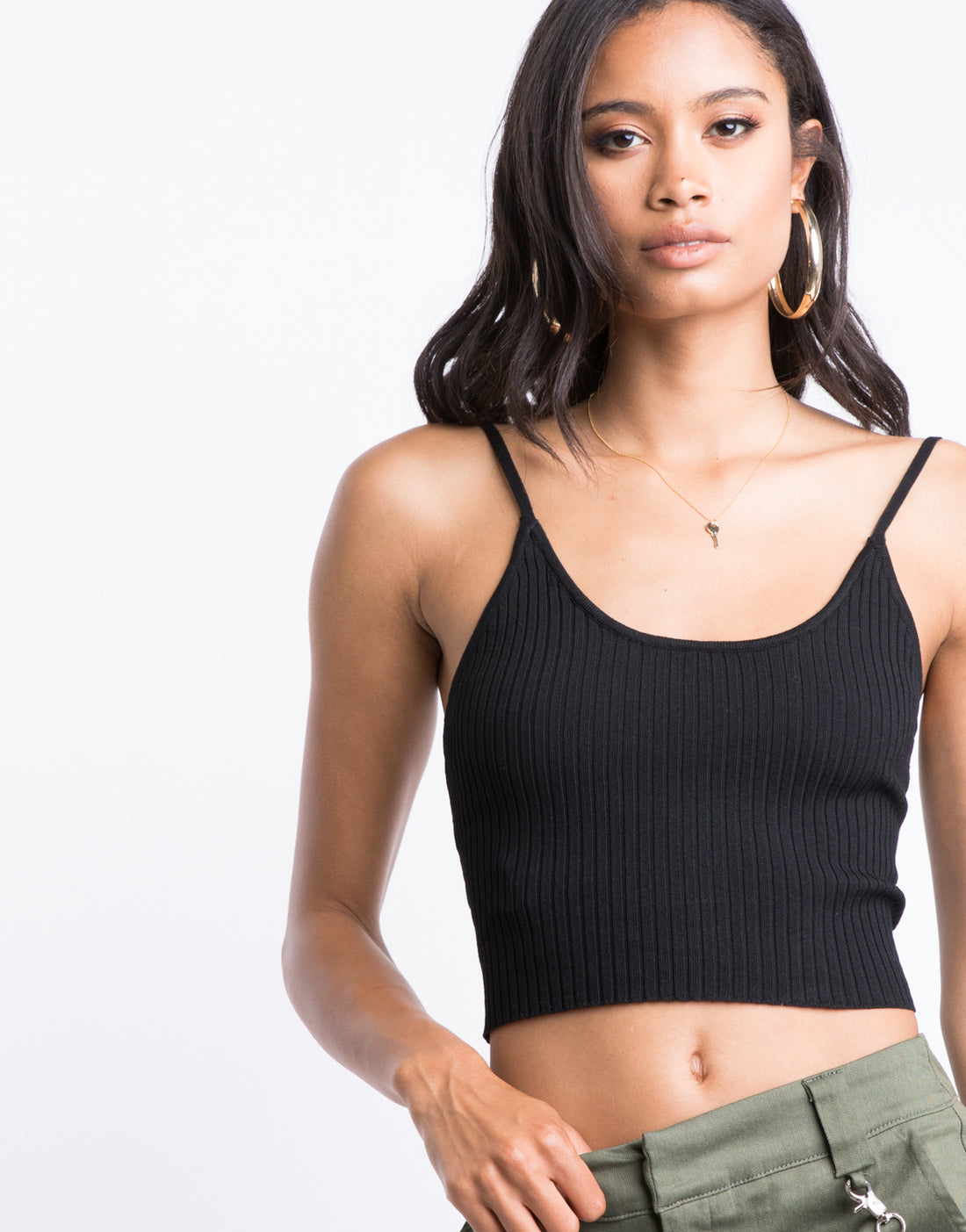 Adrienne Ribbed Tank Tops -2020AVE