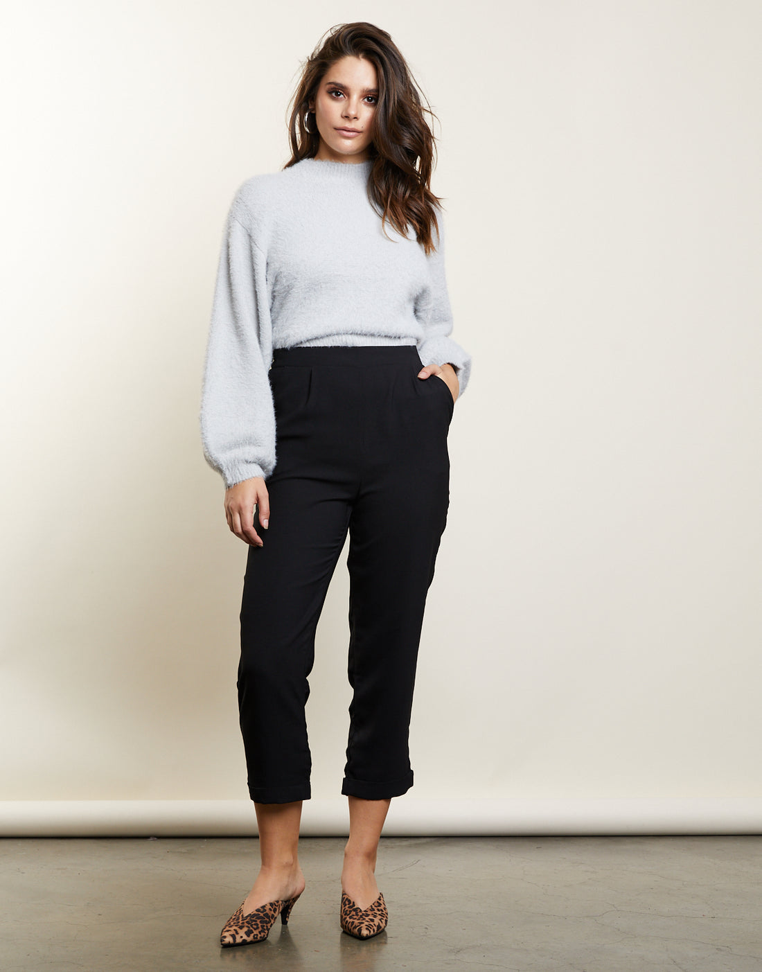 After Hours Trousers - Work Pants - High Waisted Cigarette Trousers ...