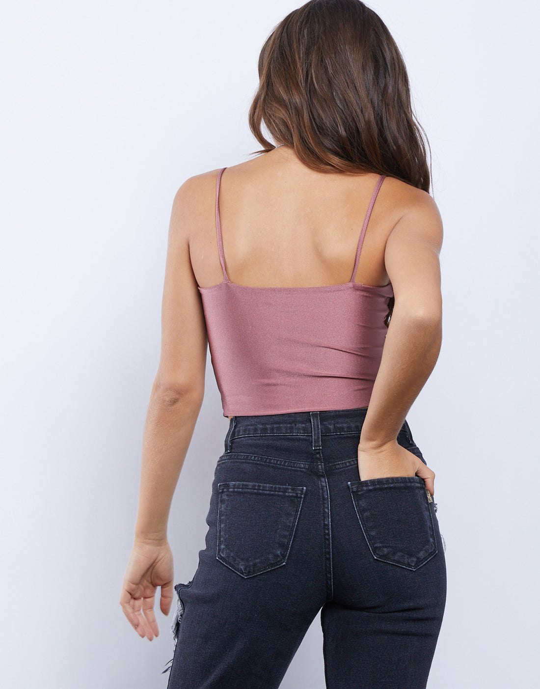 Afterglow Bodycon Cropped Camisole Tops -2020AVE