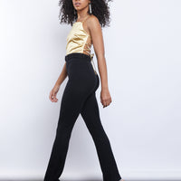 All Nighter Satin Tie Back Top Tops -2020AVE