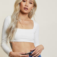 Back To Square 1 Crop Top Tops -2020AVE