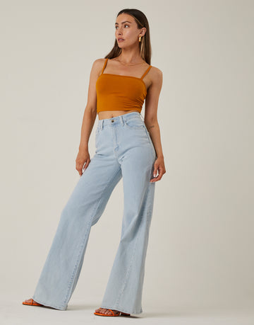 Baggy High Rise Jeans Bottoms -2020AVE