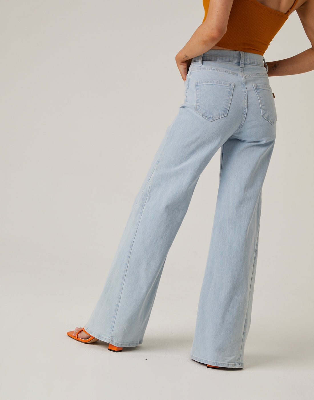 Baggy High Rise Jeans Bottoms -2020AVE