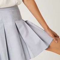 Basic Pleated Mini Skirt Bottoms -2020AVE