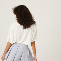 Basic Pleated Mini Skirt Bottoms -2020AVE