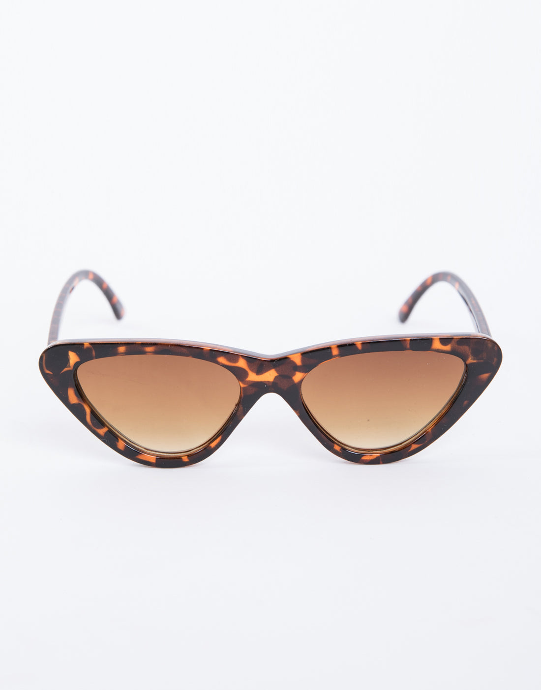 Center Of Attention Sunglasses Accessories Tortoise One Size -2020AVE