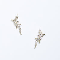 Cold-Blooded Lizard Earrings Jewelry Gold One Size -2020AVE
