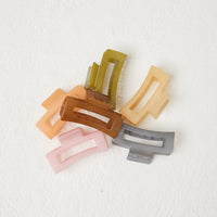 Colored Rectangular Claw Hair Clip Accessories -2020AVE