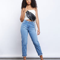 Cool Mom Jeans Bottoms Medium Blue 1 -2020AVE