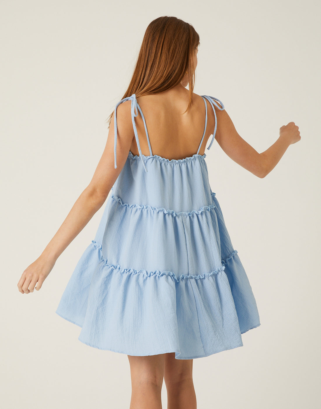 Crepe Tiered Sundress Dresses -2020AVE