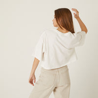 Cropped Boxy Pocket Tee Tops -2020AVE