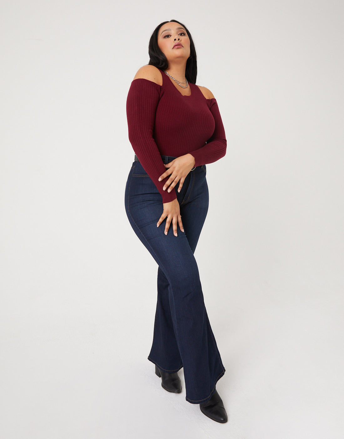 Plus Size Radiant Flare Jeans