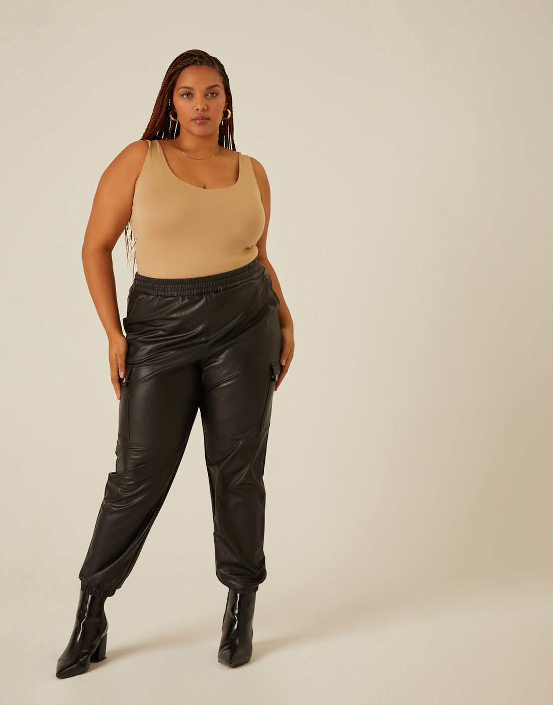 Curve Avery Sleeveless Bodysuit Plus Size Tops -2020AVE