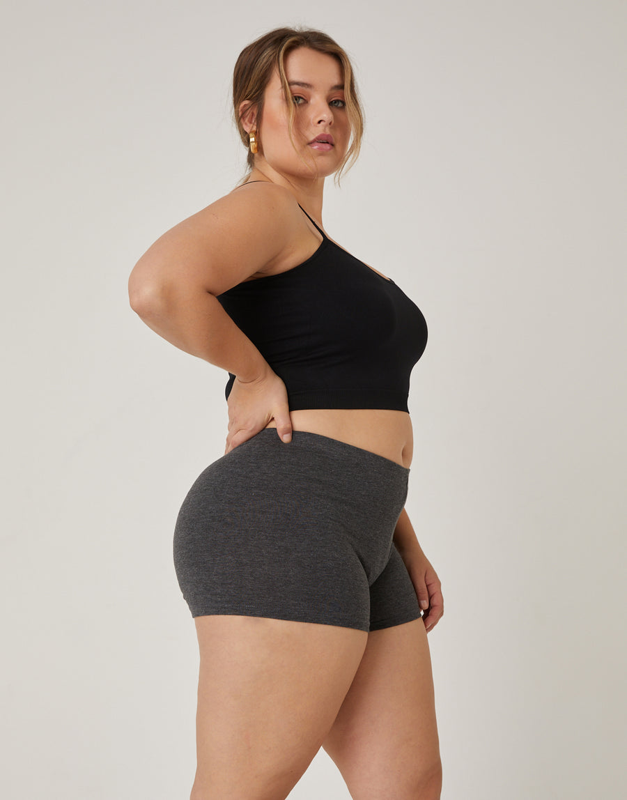 Curve Barely There Shorts Plus Size Bottoms -2020AVE