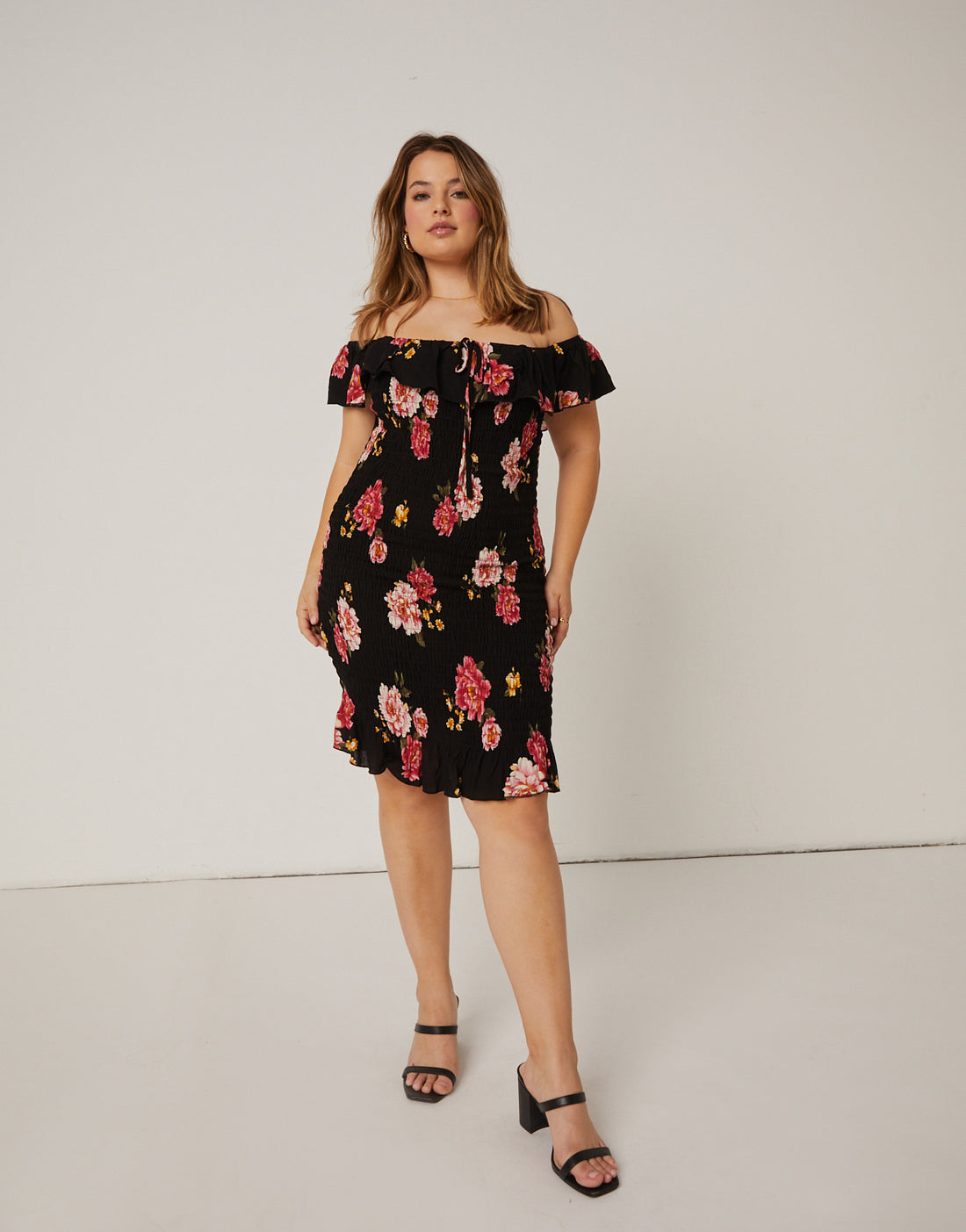 Plus Size Bodycon Smocked Sundress 2020AVE Plus Size Bodycon Smocked Sundress 2020AVE