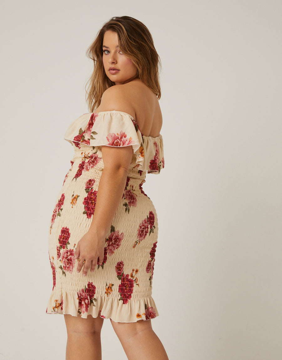 Plus Size Bodycon Smocked Sundress 2020AVE Plus Size Bodycon Smocked Sundress 2020AVE