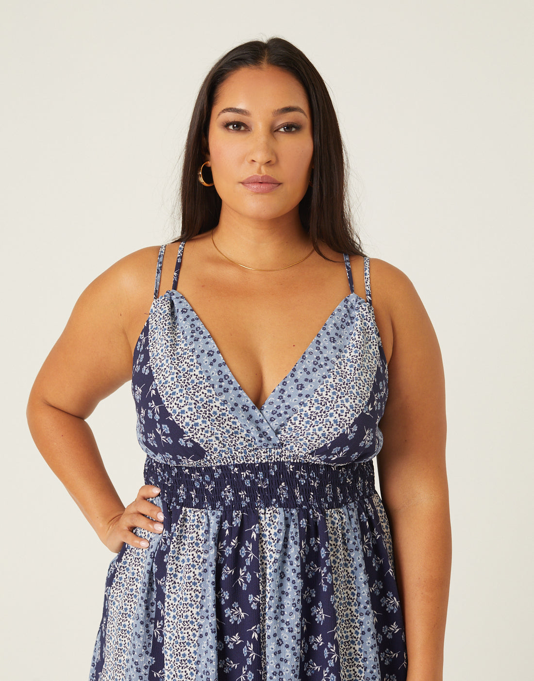 Plus Size Boho Stripe Maxi Dress 2020AVE Plus Size Boho Stripe Maxi Dress 2020AVE