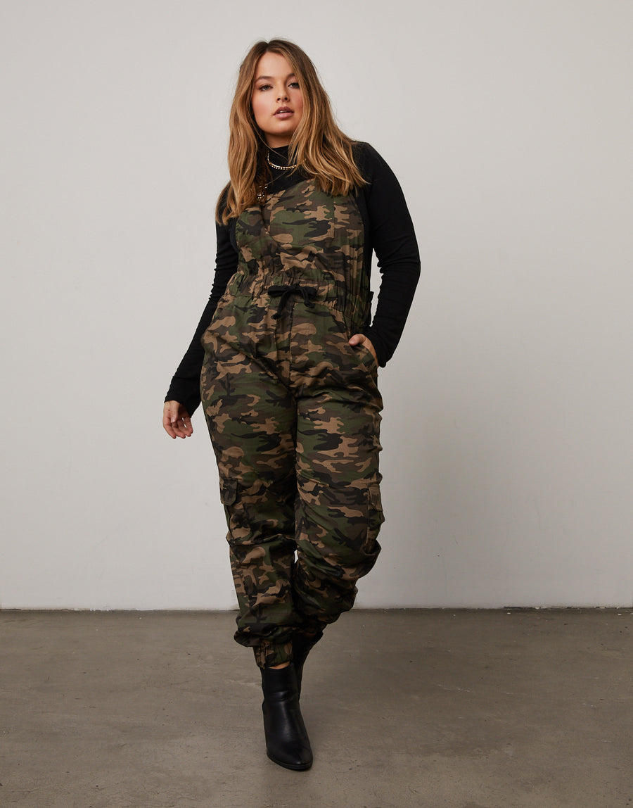 Plus Size Camouflage Overalls – 2020AVE