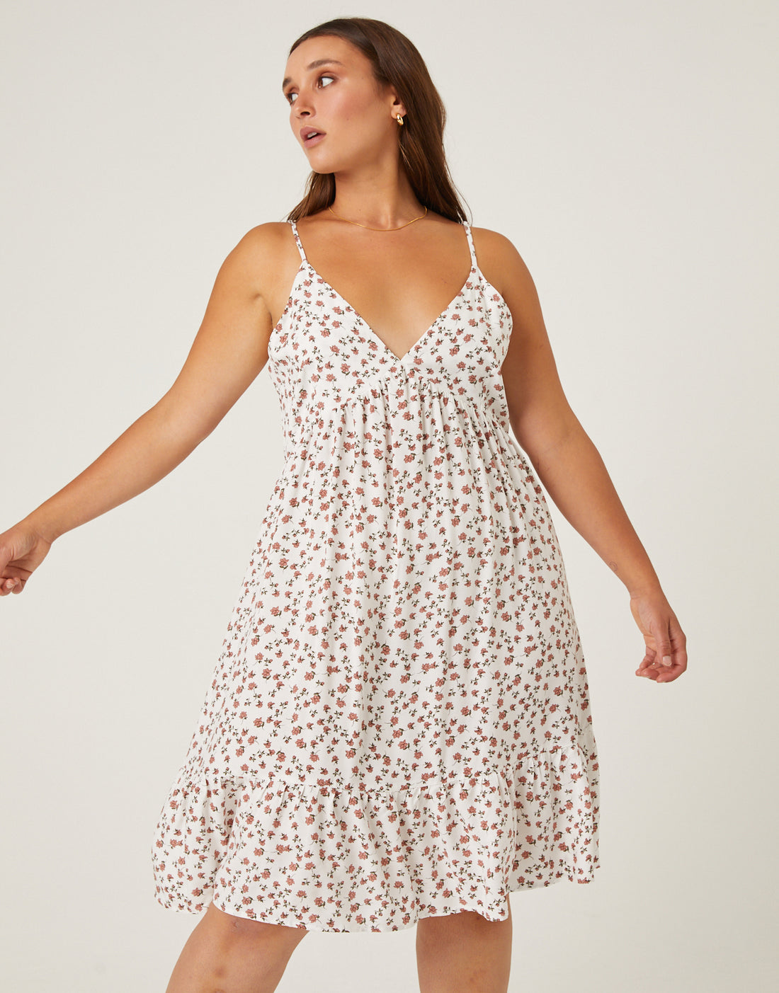 Plus Size Casual Floral Sundress 2020AVE Plus Size Casual Floral Sundress 2020AVE