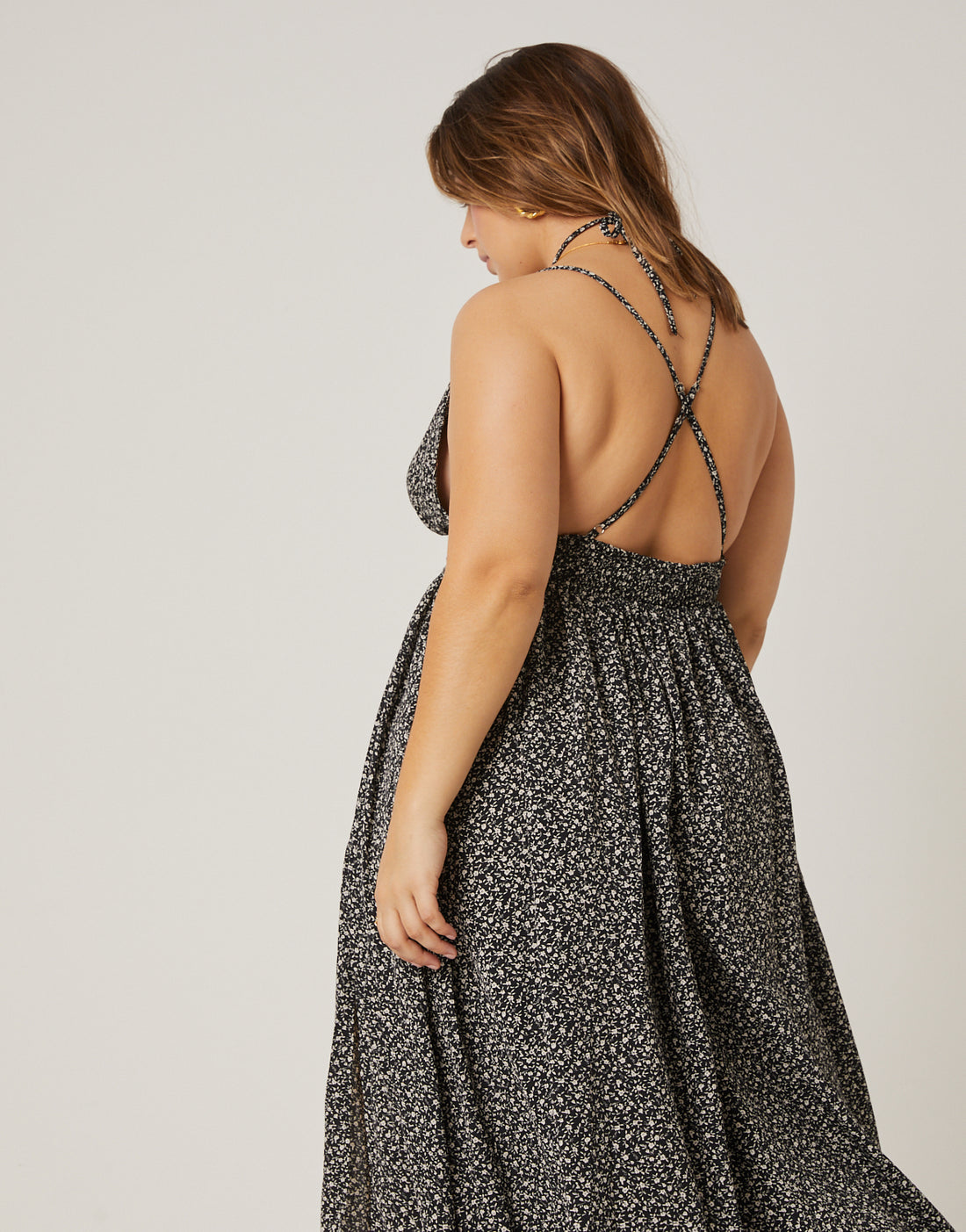 Plus Size Springtime Double Slit Maxi Dress 2020AVE Plus Size Springtime Double Slit Maxi Dress 2020AVE