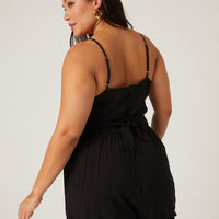 Curve Effortless Woven Romper Plus Size Rompers + Jumpsuits -2020AVE