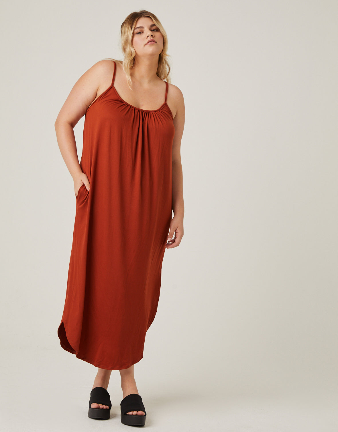 slim fit dress slacks Plus Size Flowy Knit Tank Dress – 2020AVE