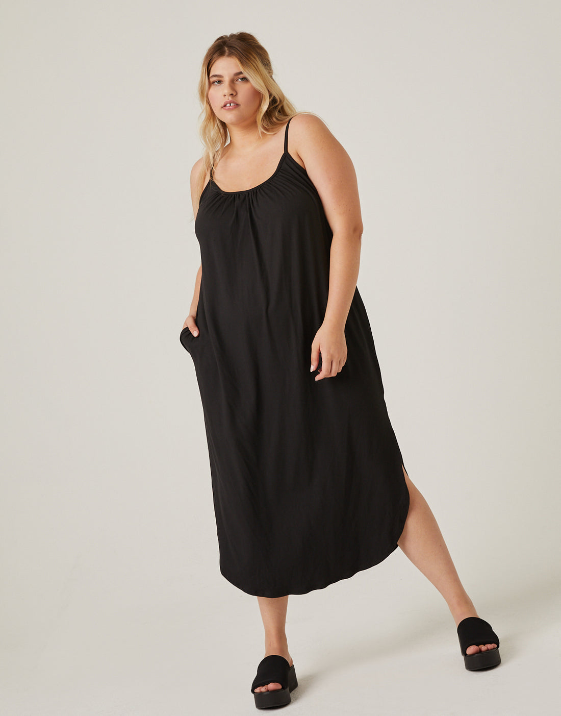Plus Size Flowy Knit Tank Dress 2020AVE Plus Size Flowy Knit Tank Dress 2020AVE