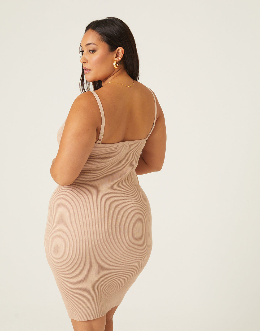Plus Size Lace Up Tank Dress 2020AVE Plus Size Lace Up Tank Dress 2020AVE