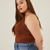 Curve Lacey Cami Tank Plus Size Tops -2020AVE
