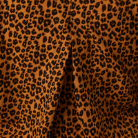 Curve Leopard Tie Front Top Plus Size Tops -2020AVE
