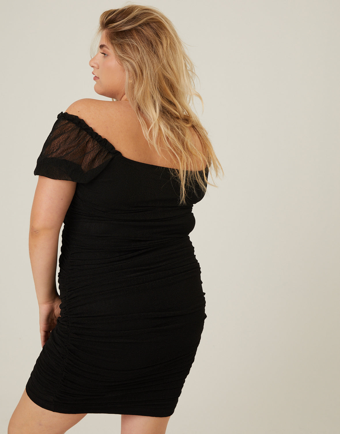 Women's Mesh Dress (Plus Size)