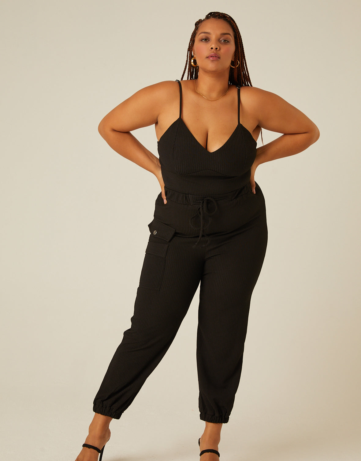 Plus Size Ribbed Knit Matching Set – 2020AVE