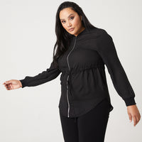 Curve Sheer Statement Jacket Plus Size Outerwear -2020AVE
