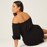 Curve Smocked Button Dress Plus Size Dresses -2020AVE